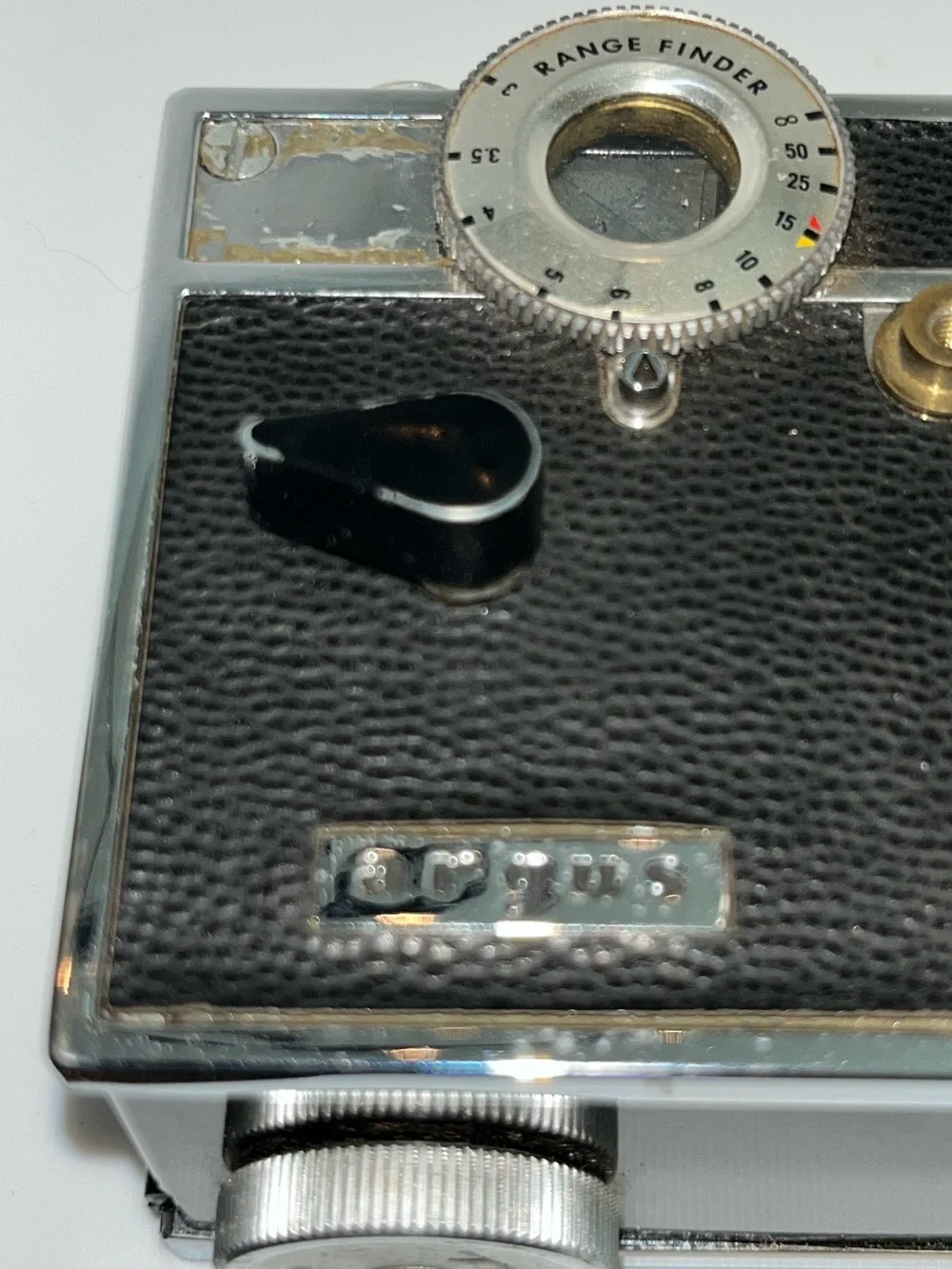 Argus Vintage Rangefinder Film Camera, Black: W/ Leather Case Included: Untested